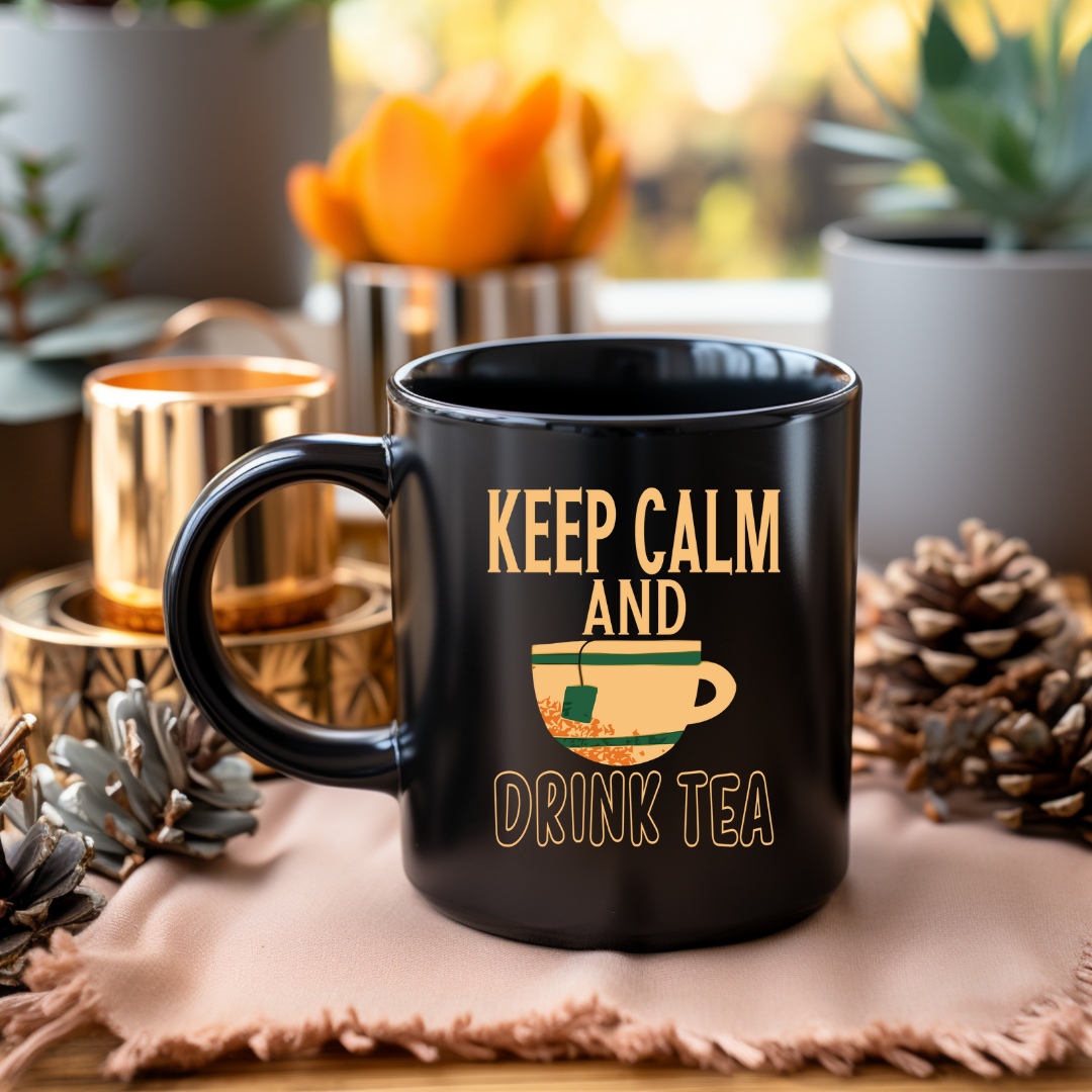 Ceramic Tea Mug Black